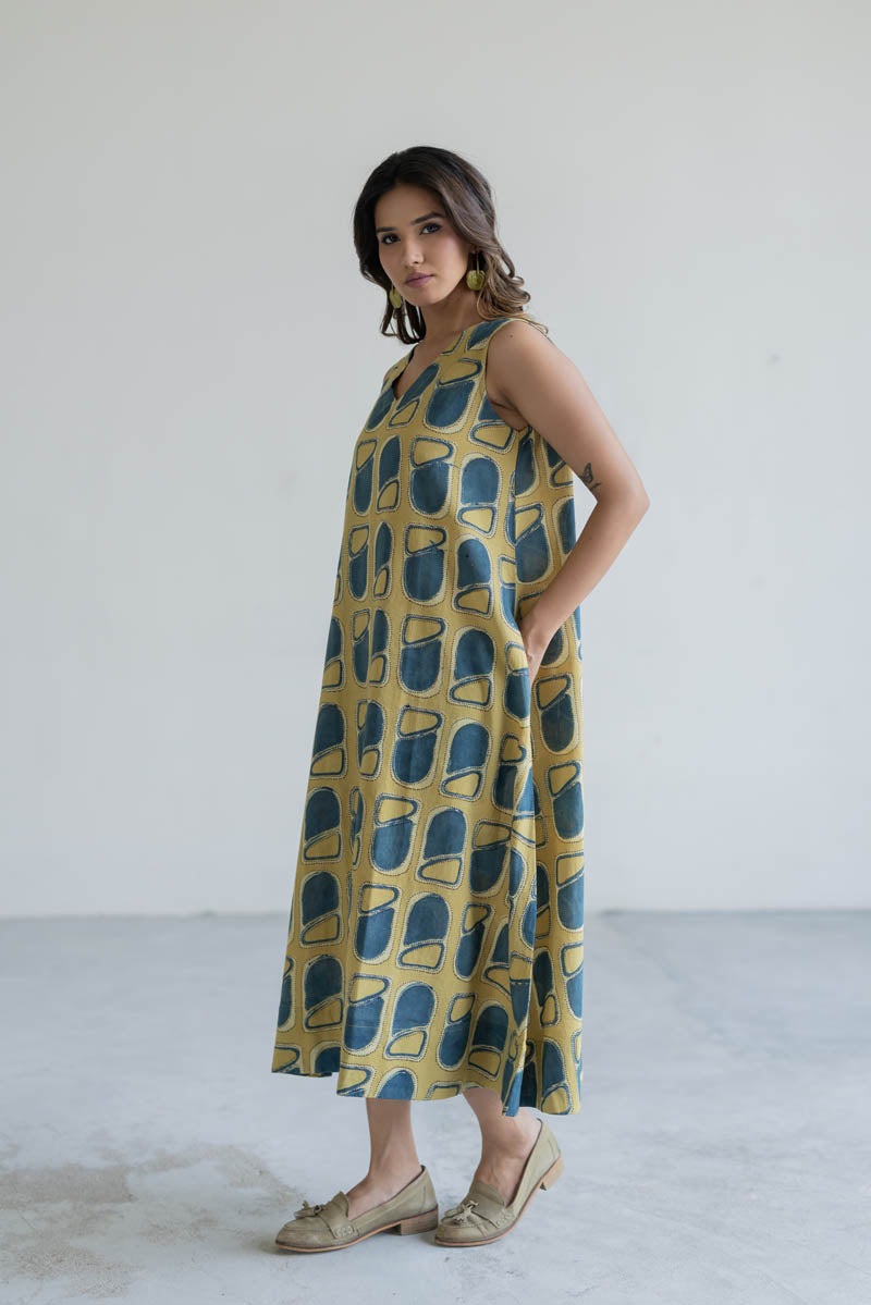 Easy Charm Dress - Kasumi Pale Mustard