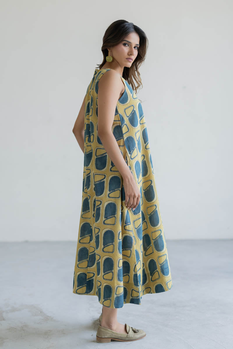 Easy Charm Dress - Kasumi Pale Mustard