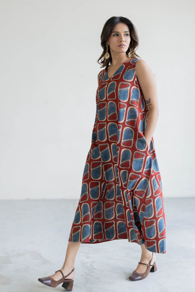 Easy Charm Dress - Kasumi Red