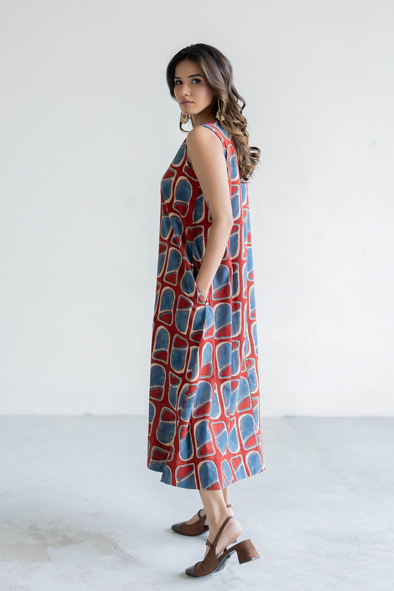 Easy Charm Dress - Kasumi Red