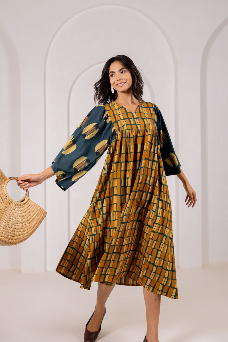 Twirl time Dress - Laha Forest Green