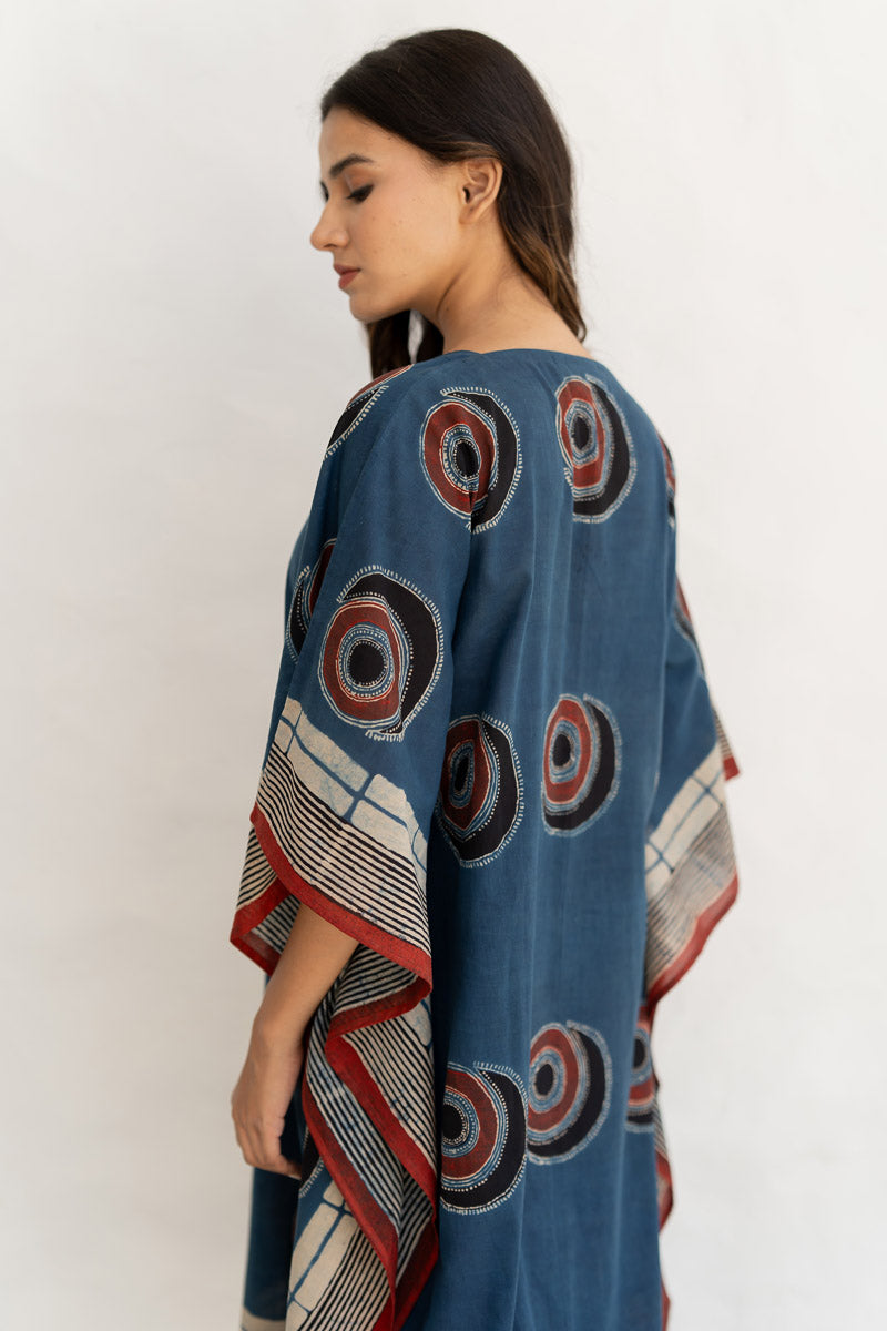 Freesize Kaftan - Arjav Indigo