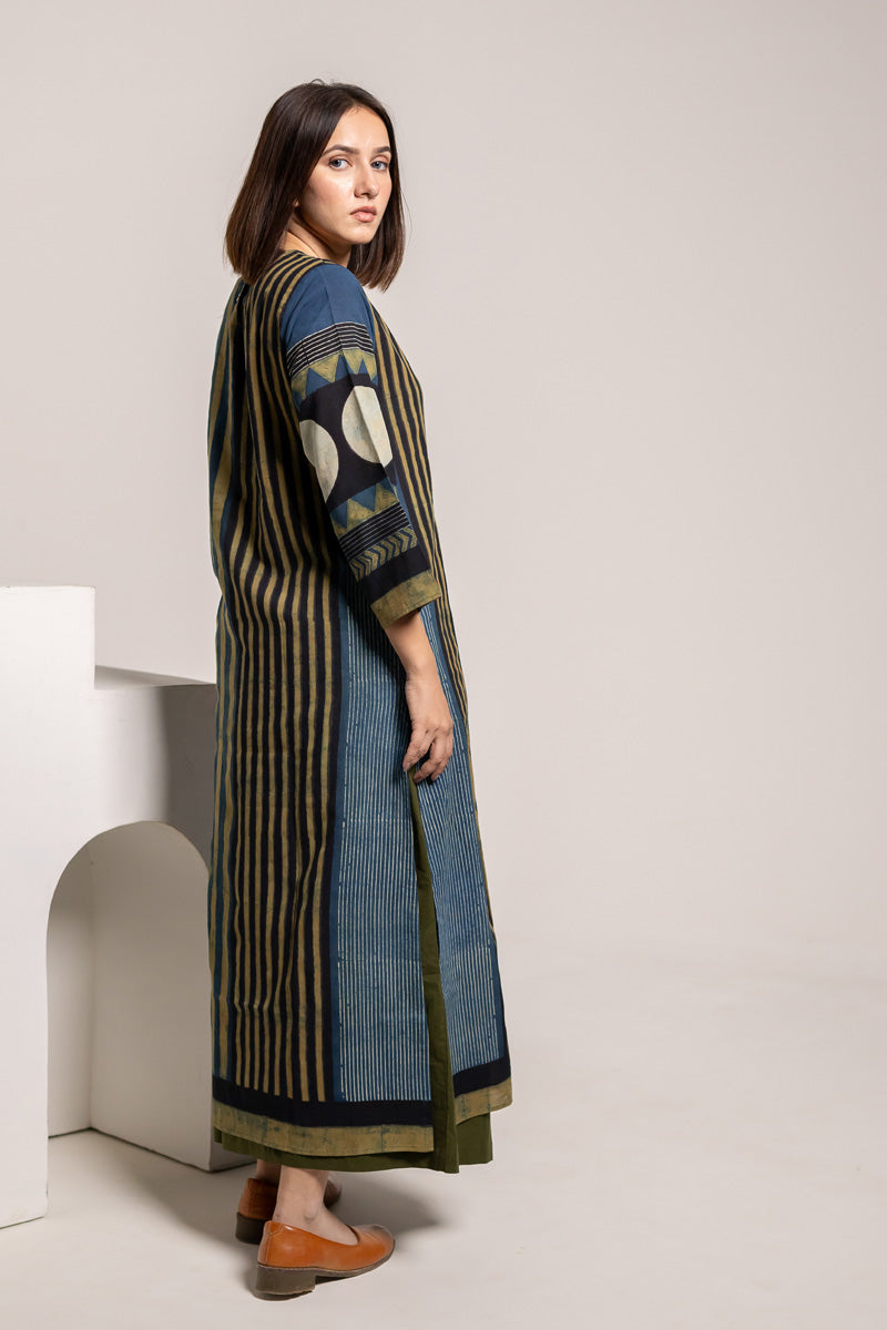 Classic Kurta - Play of Stripes