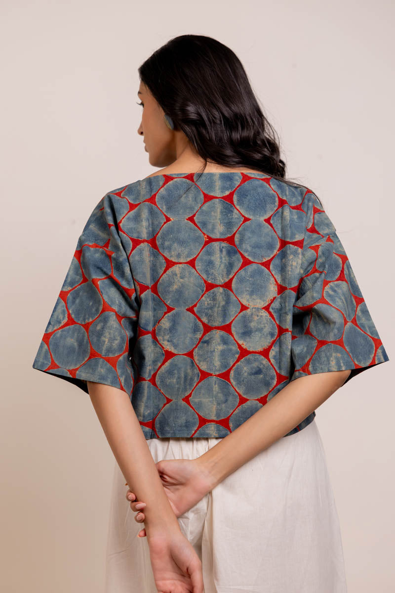 Basic Top -Red Polka