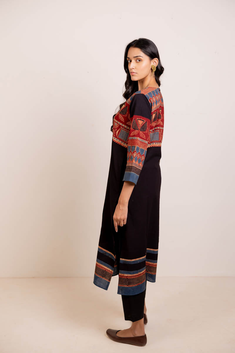 Classic Kurta - Ona Black