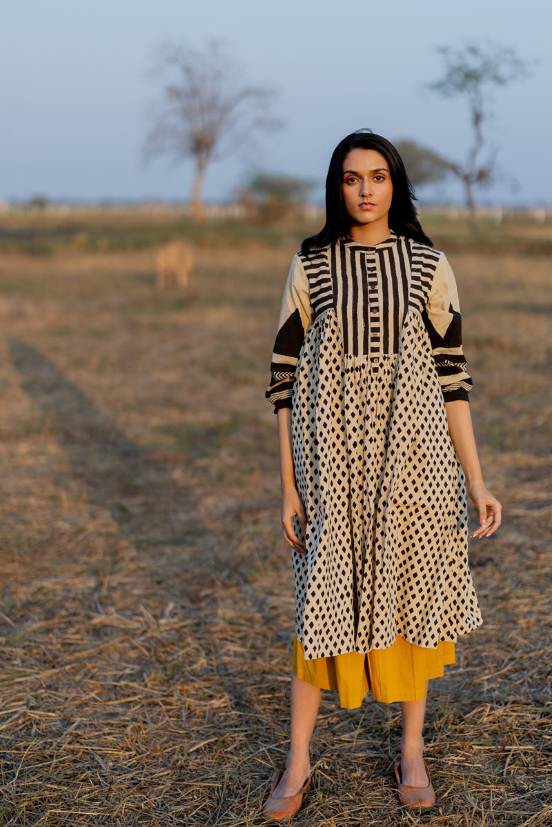 Side Pleat Kurta - Tarang