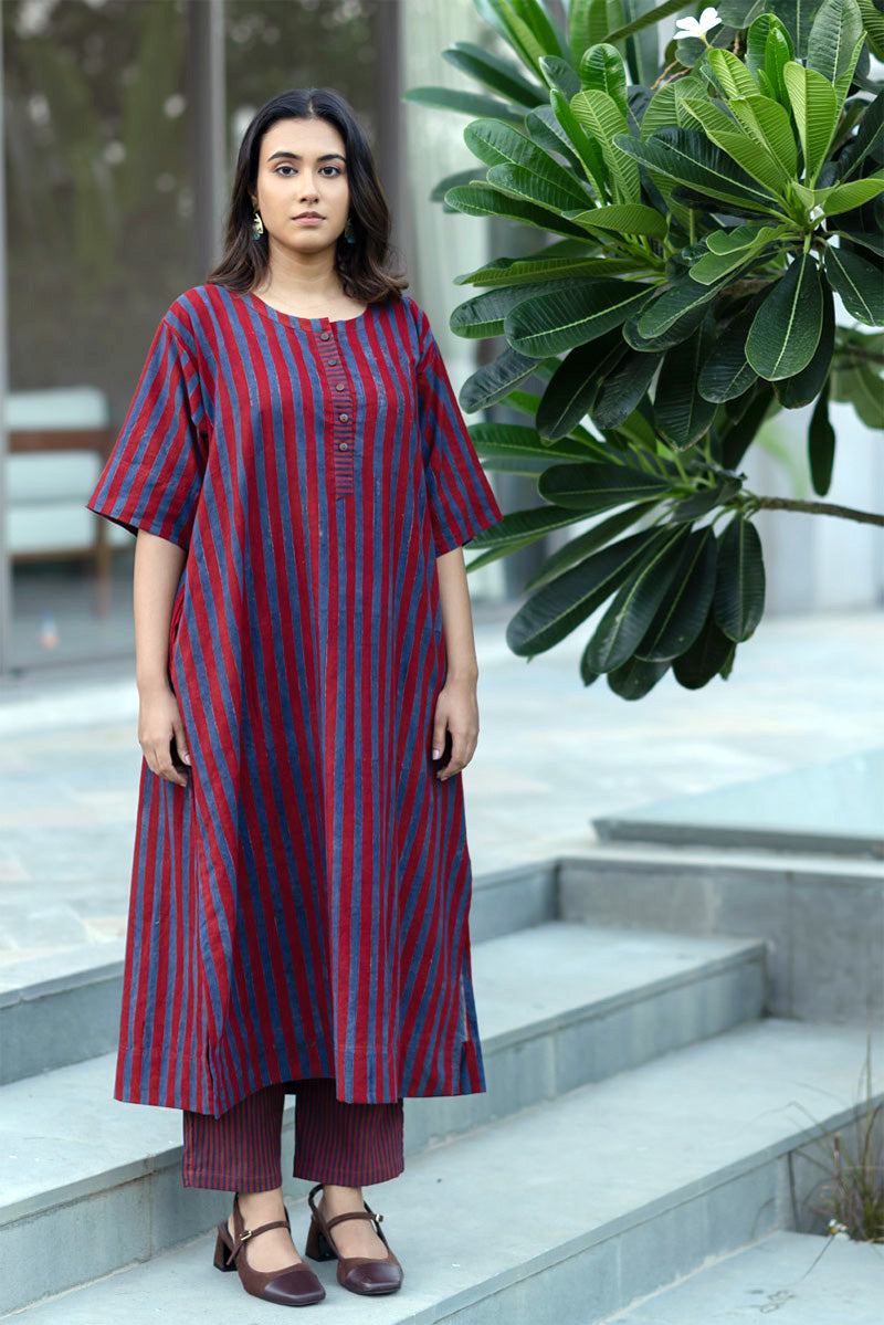 Omi Kurta Set of 2 - Madder Bloom