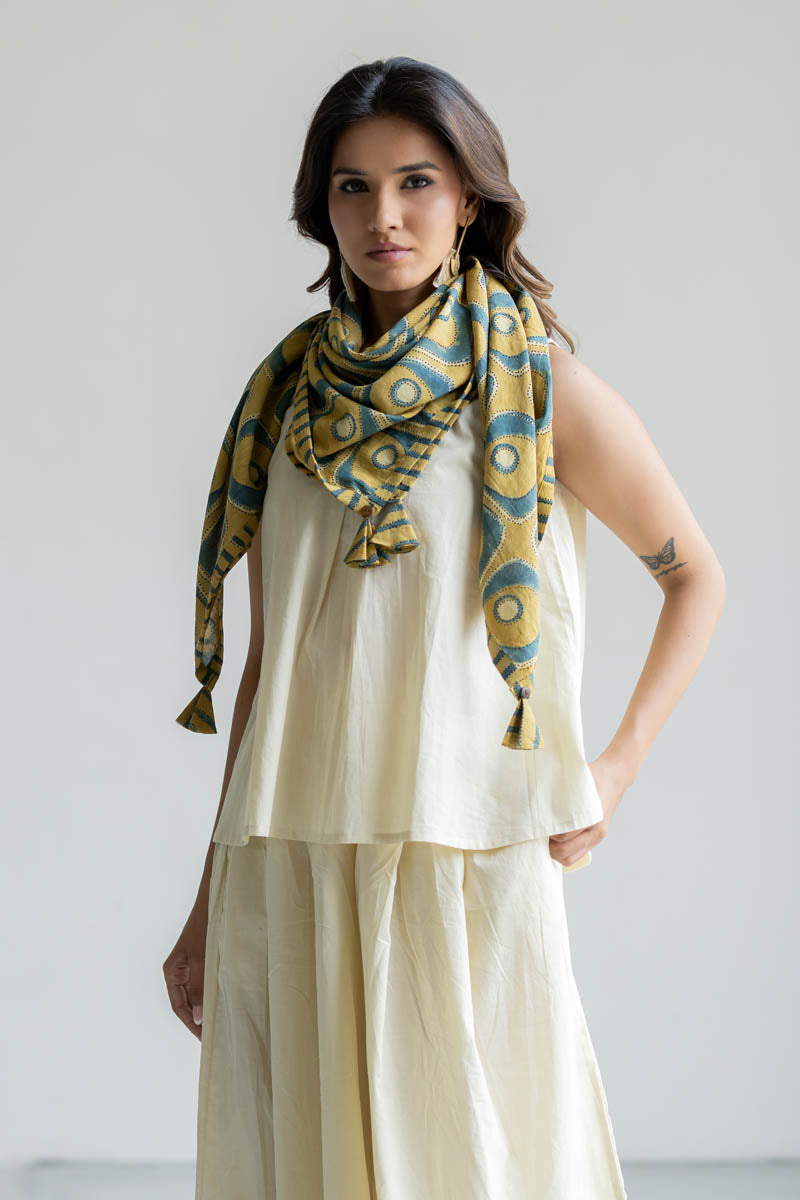 Cotton Scarf - Mizu