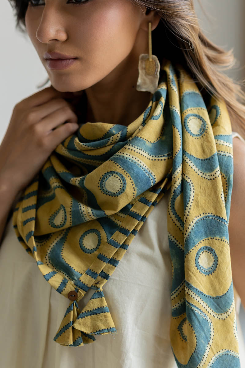 Cotton Scarf - Mizu
