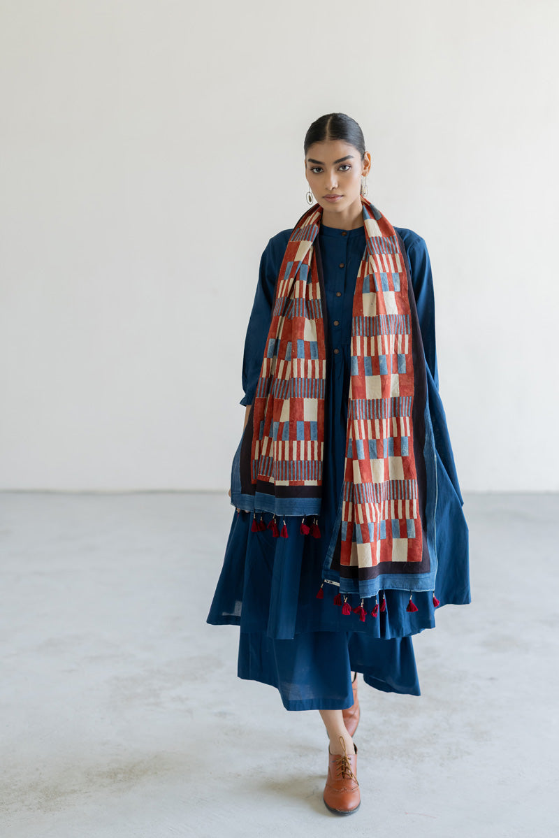 Cotton Stole - Shift Stripes