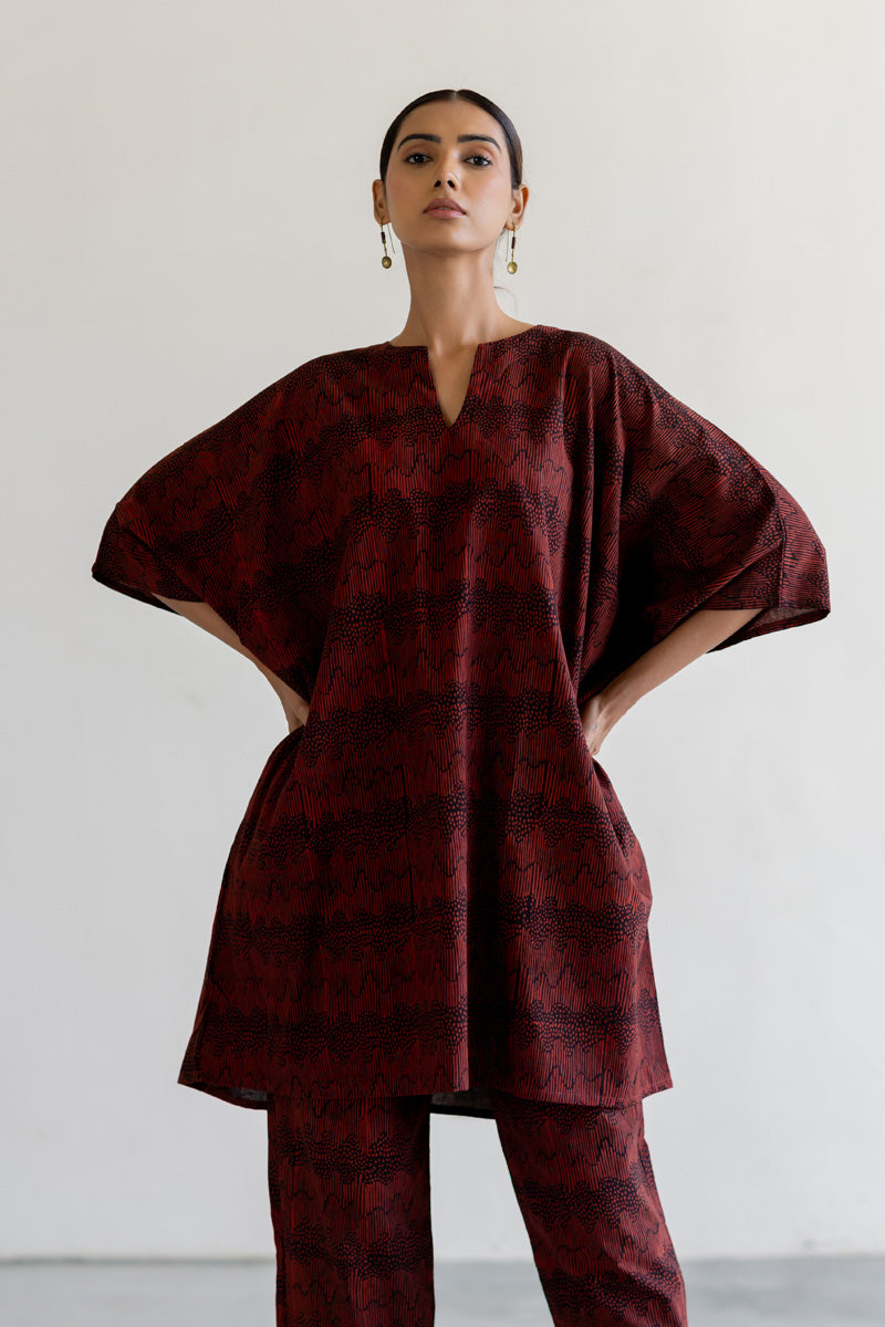 Set of 2 - Kaftan Top & Pant - Nira 01