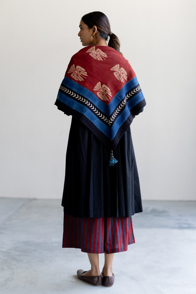 Set of 3 - Kurta, Culottes & Scarf - Nira 09