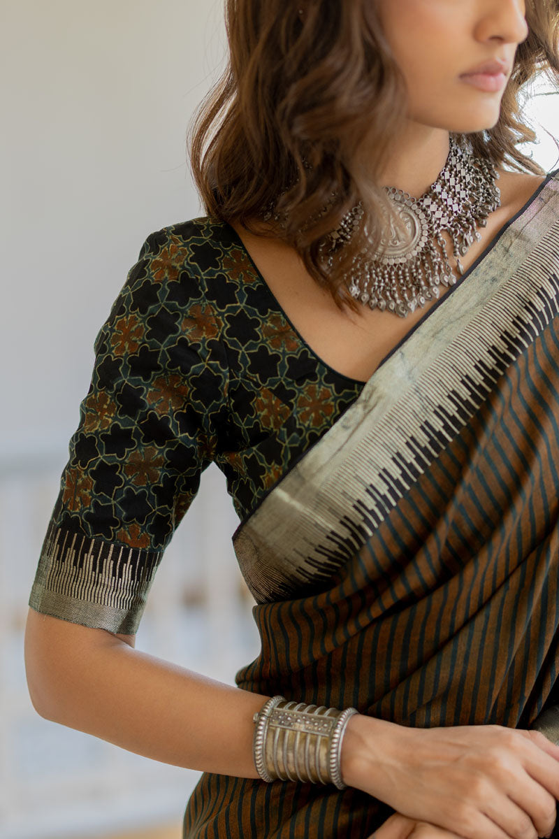 Chanderi Silk Saree - Hoor