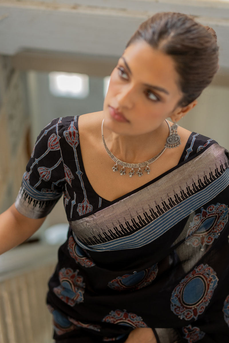 Chanderi Silk Saree - Mahnoor