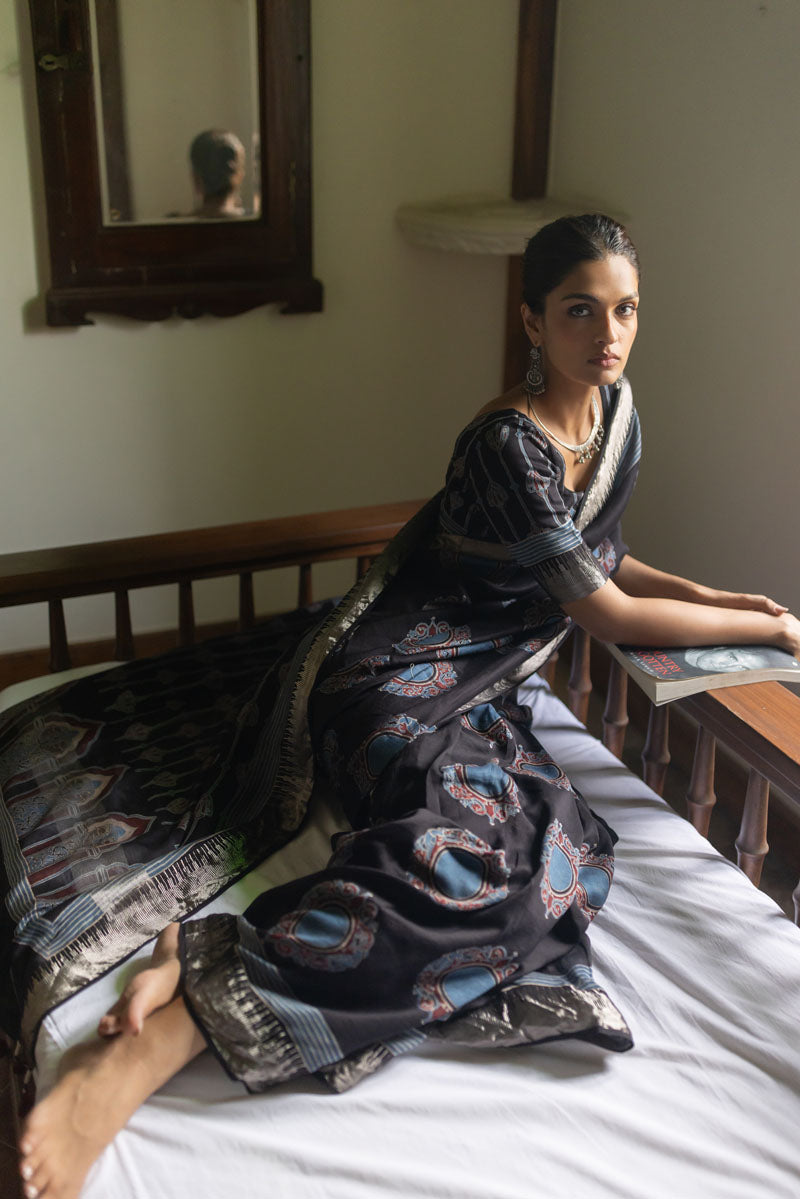 Chanderi Silk Saree - Mahnoor