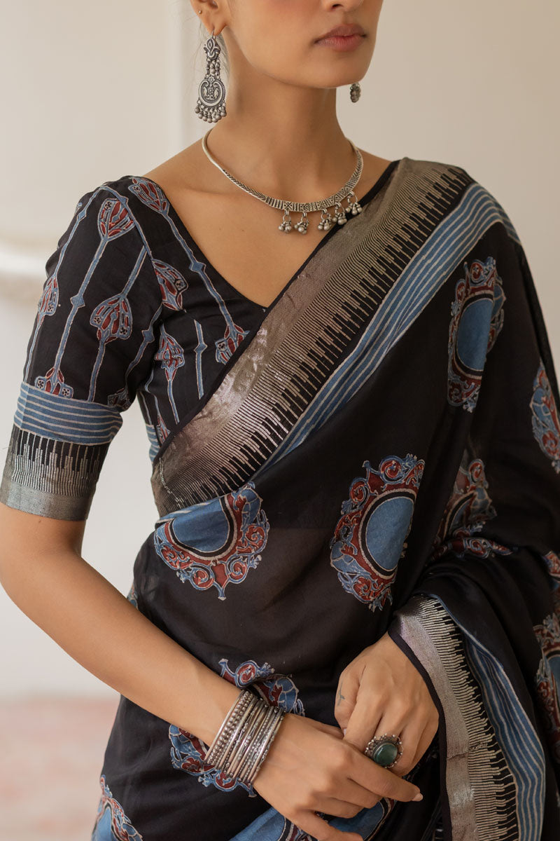 Chanderi Silk Saree - Mahnoor