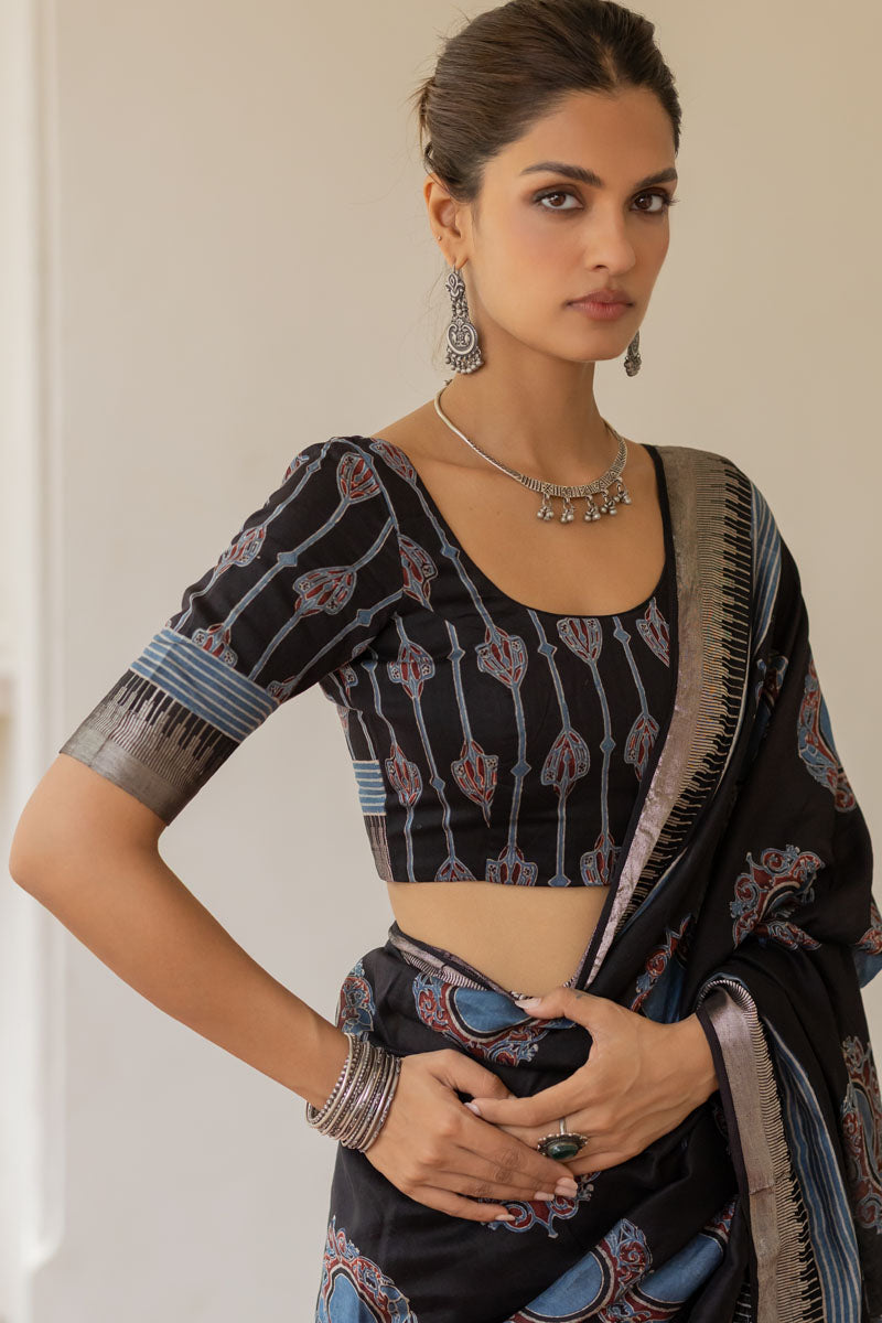 Chanderi Silk Saree - Mahnoor