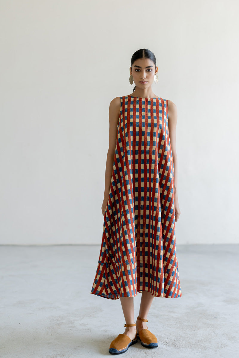 Easy Charm Dress - Dash Stripes