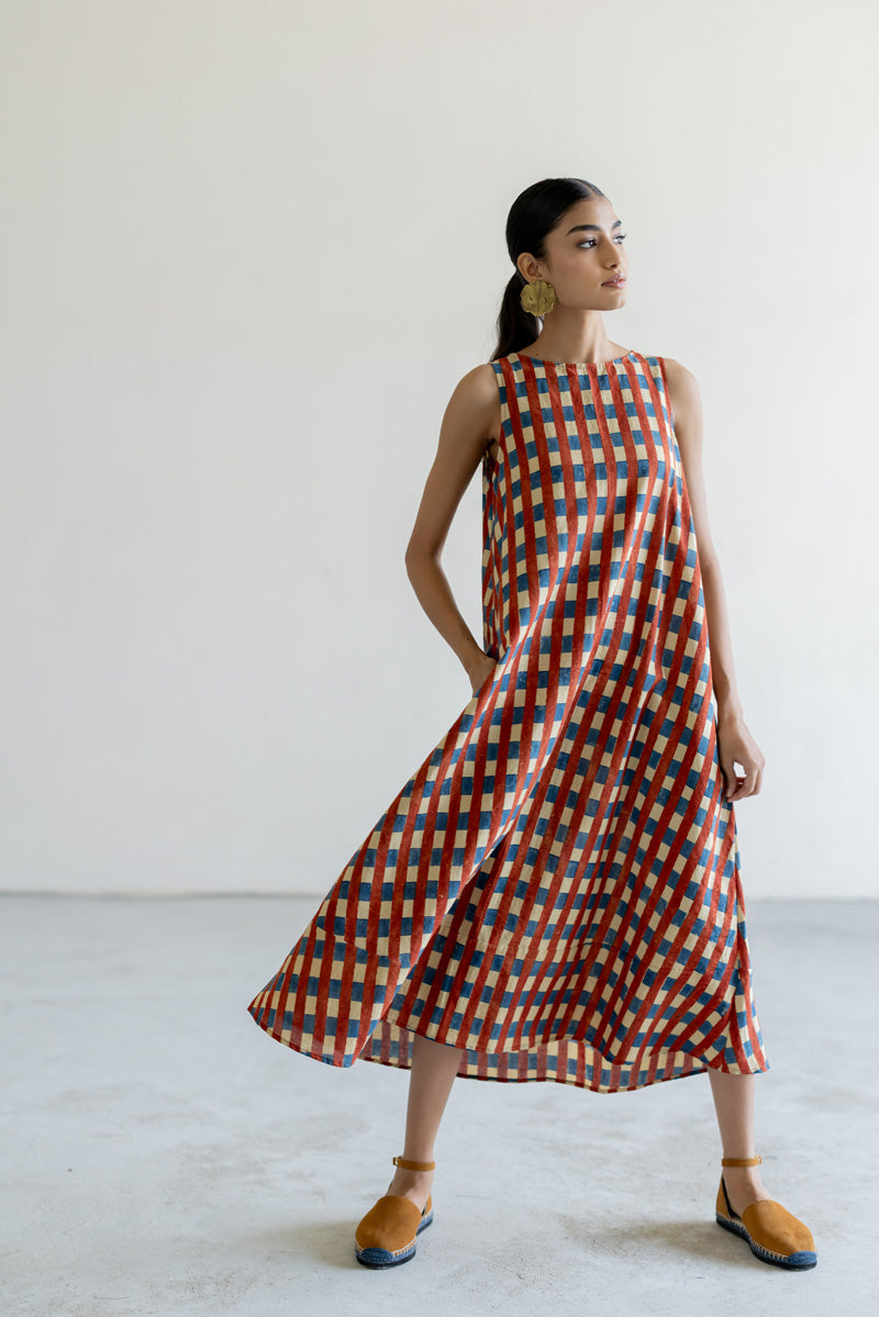 Easy Charm Dress - Dash Stripes