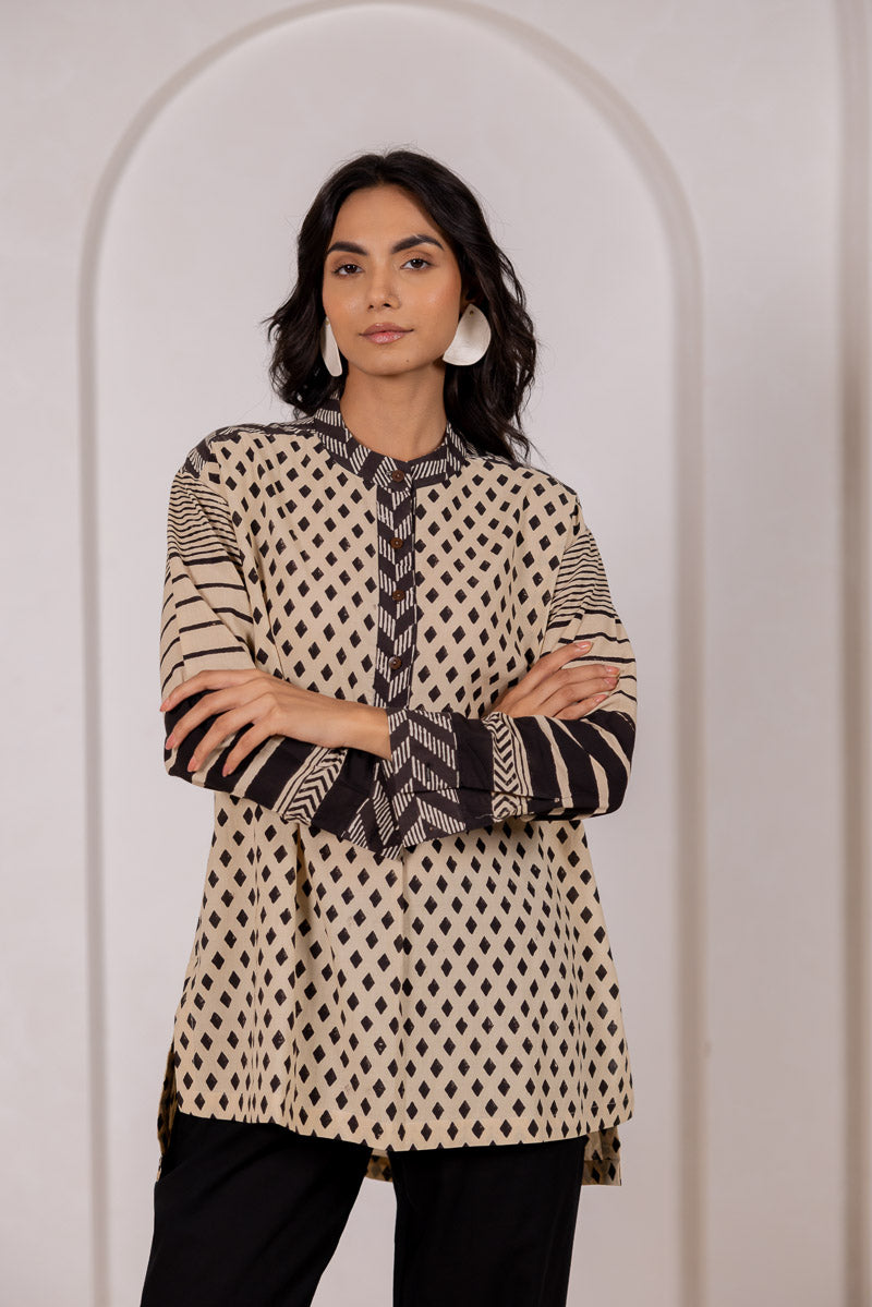 Mandarin Collar Top