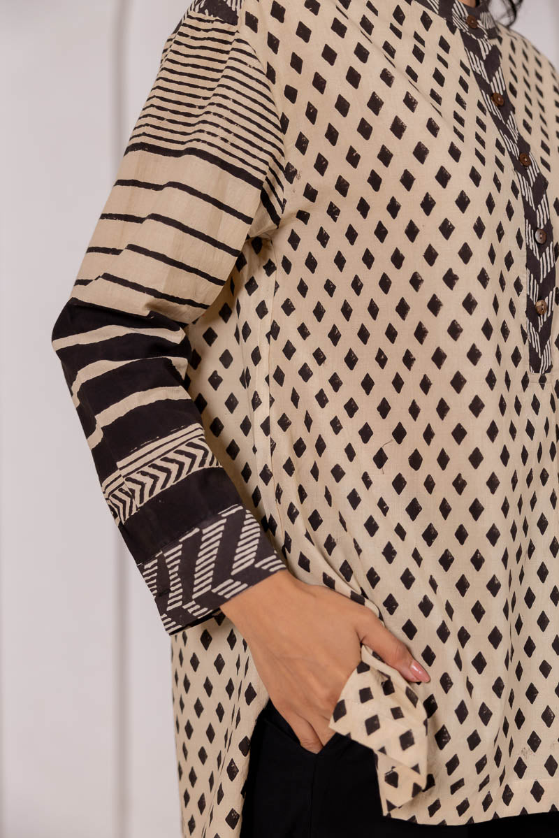 Mandarin Collar Top