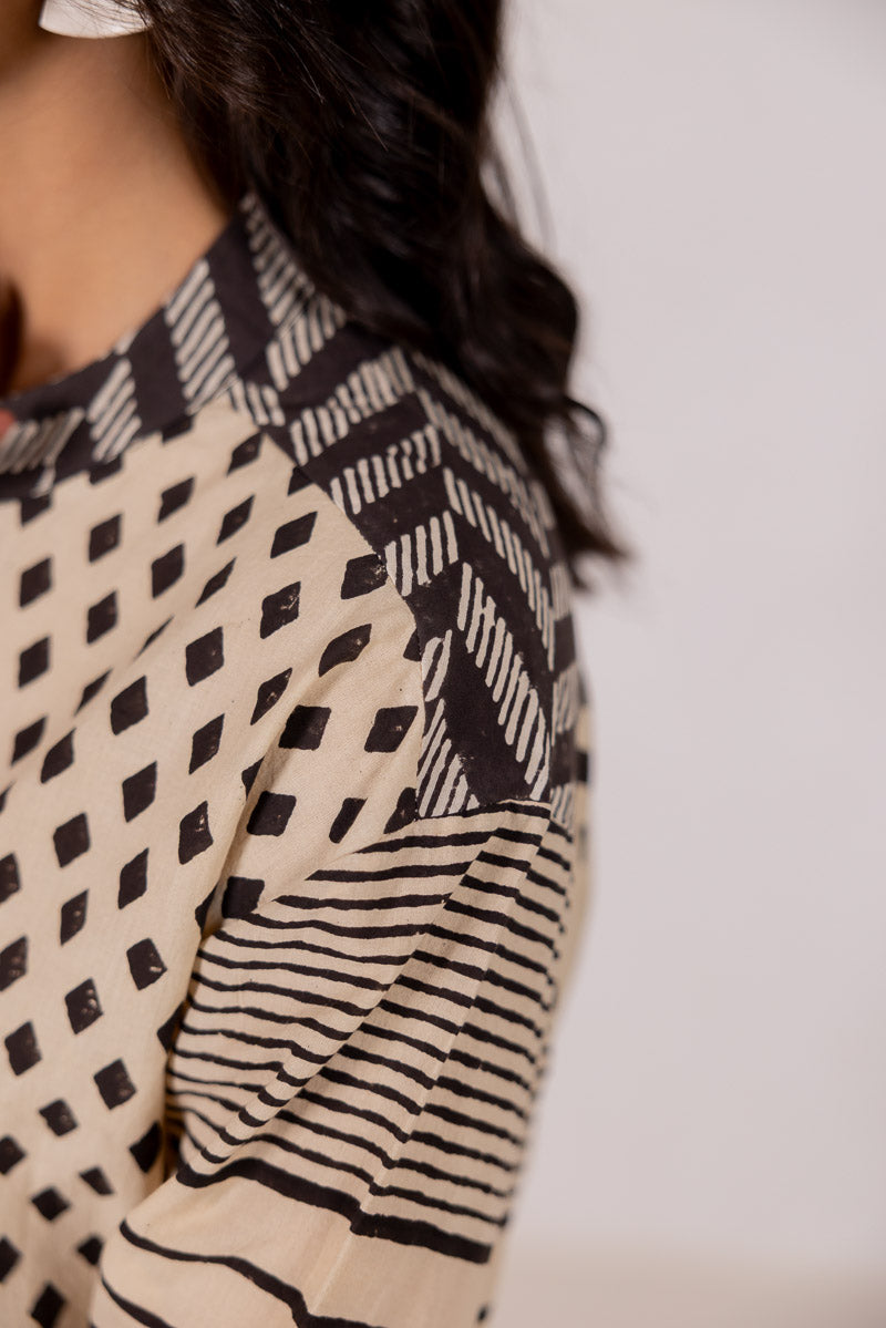 Mandarin Collar Top