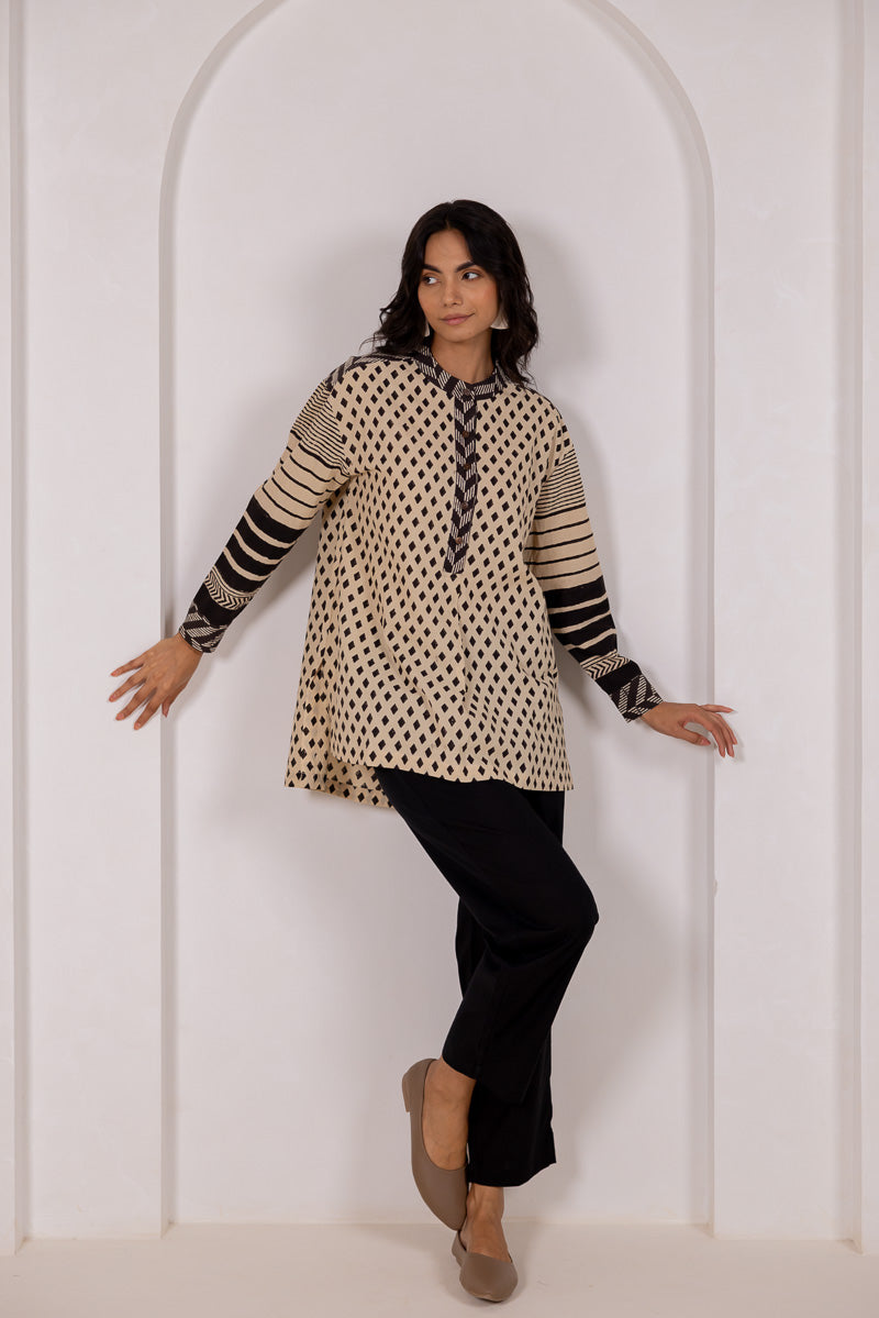 Mandarin Collar Top
