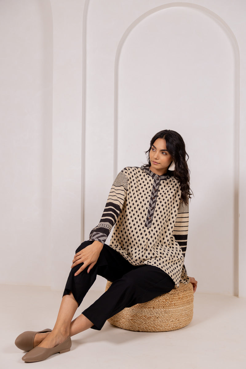 Mandarin Collar Top