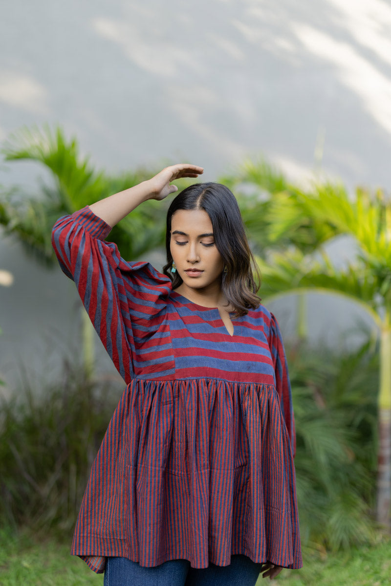 Ruyan Top - Madder Bloom