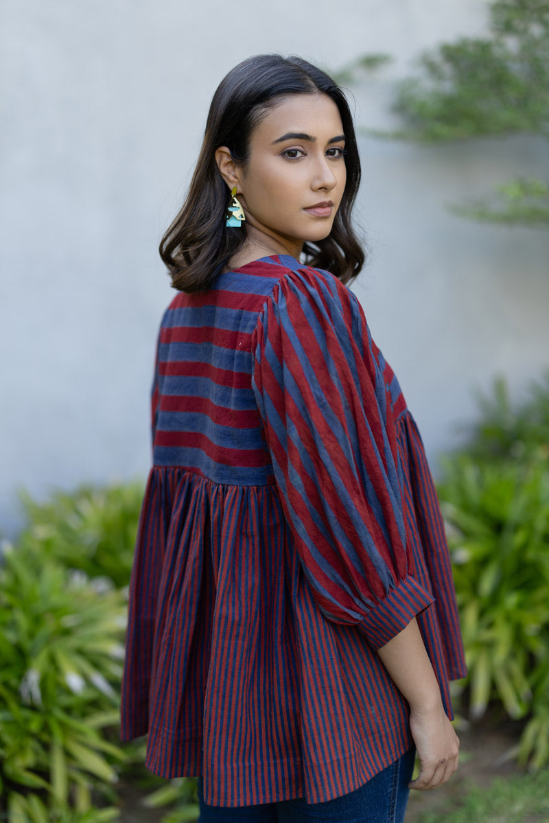 Ruyan Top - Madder Bloom
