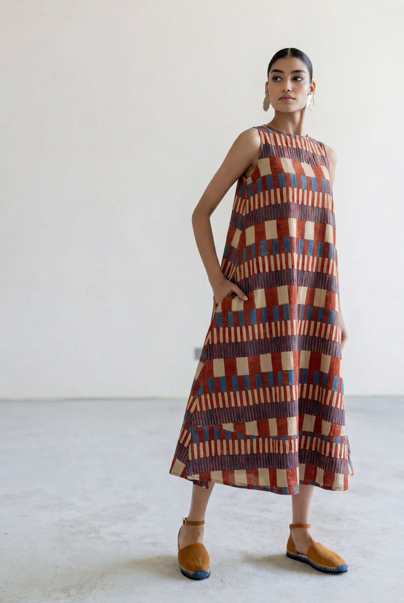 Easy Charm Dress - Shift Stripes