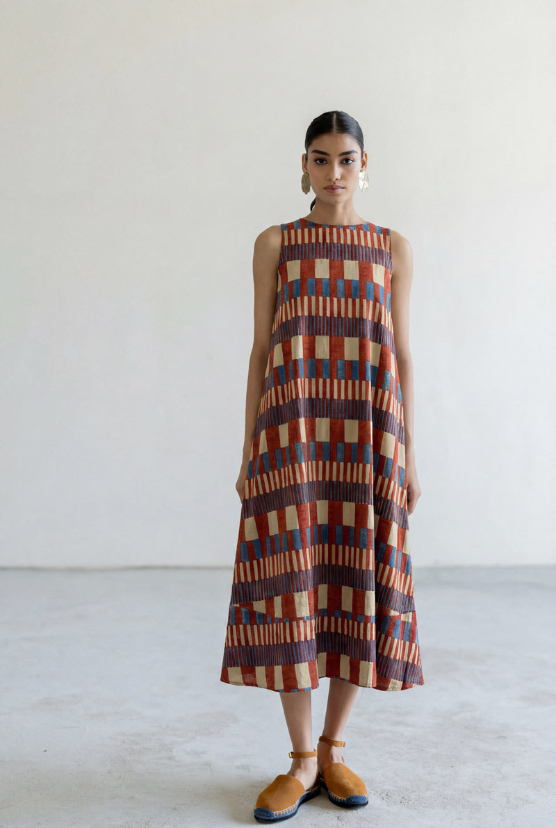 Easy Charm Dress - Shift Stripes