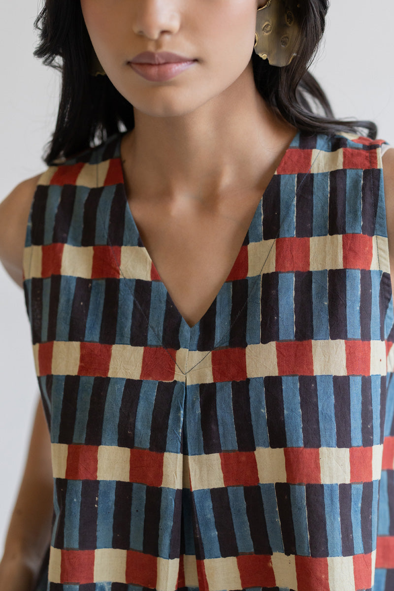 Tara Top - Cut Stripes