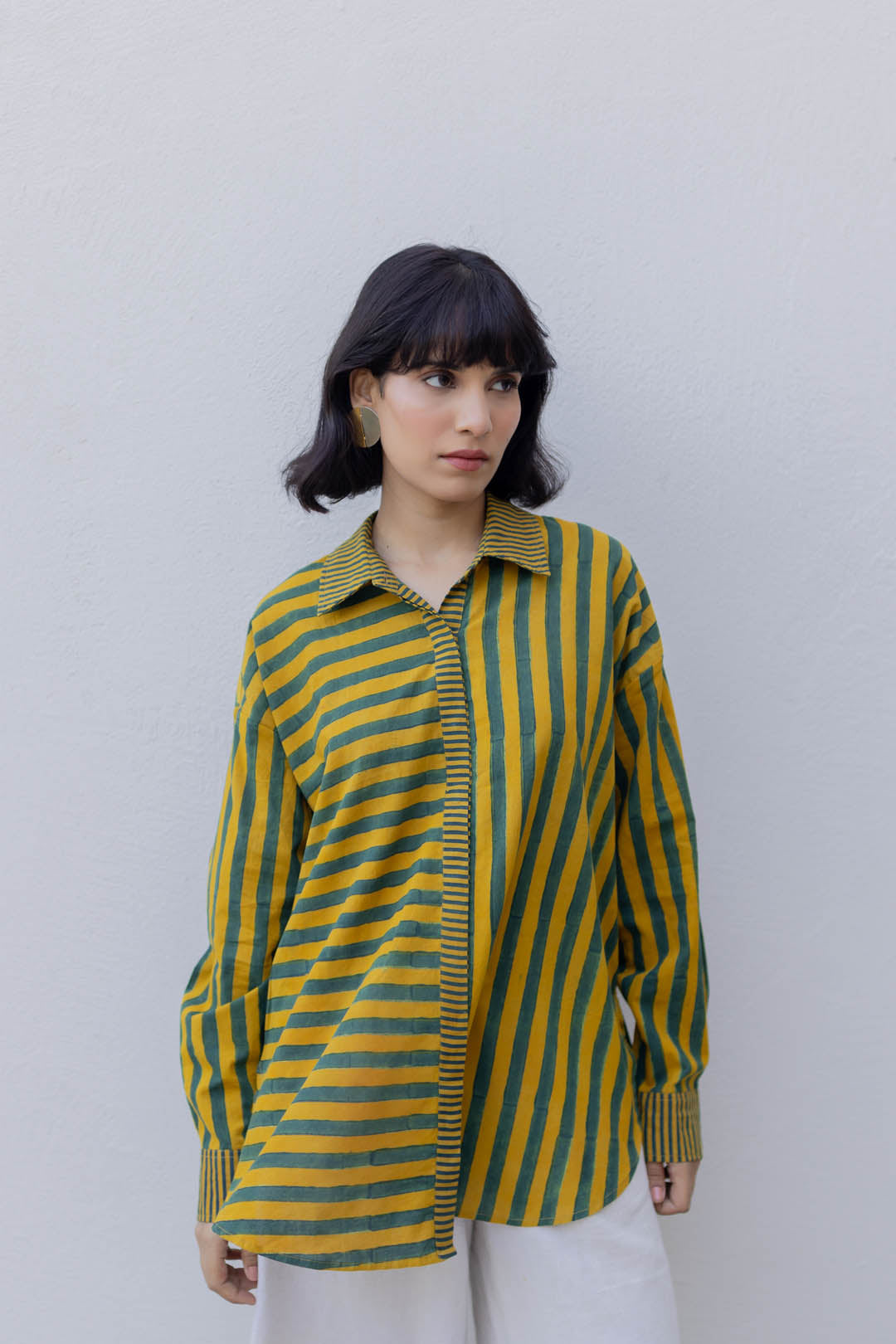 Go-to-shirt - Moss leaf