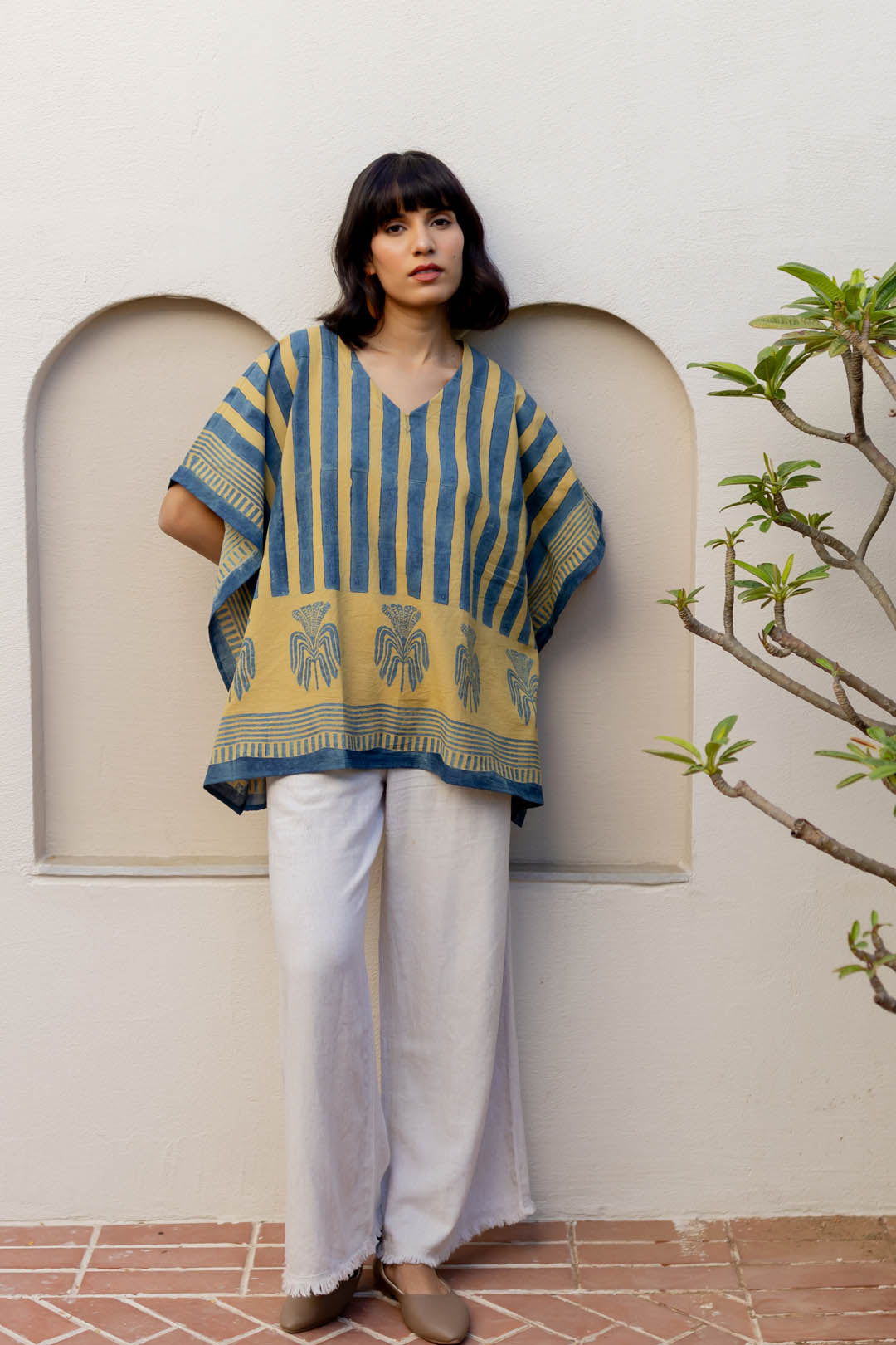Kaftan Top - Mustard moon