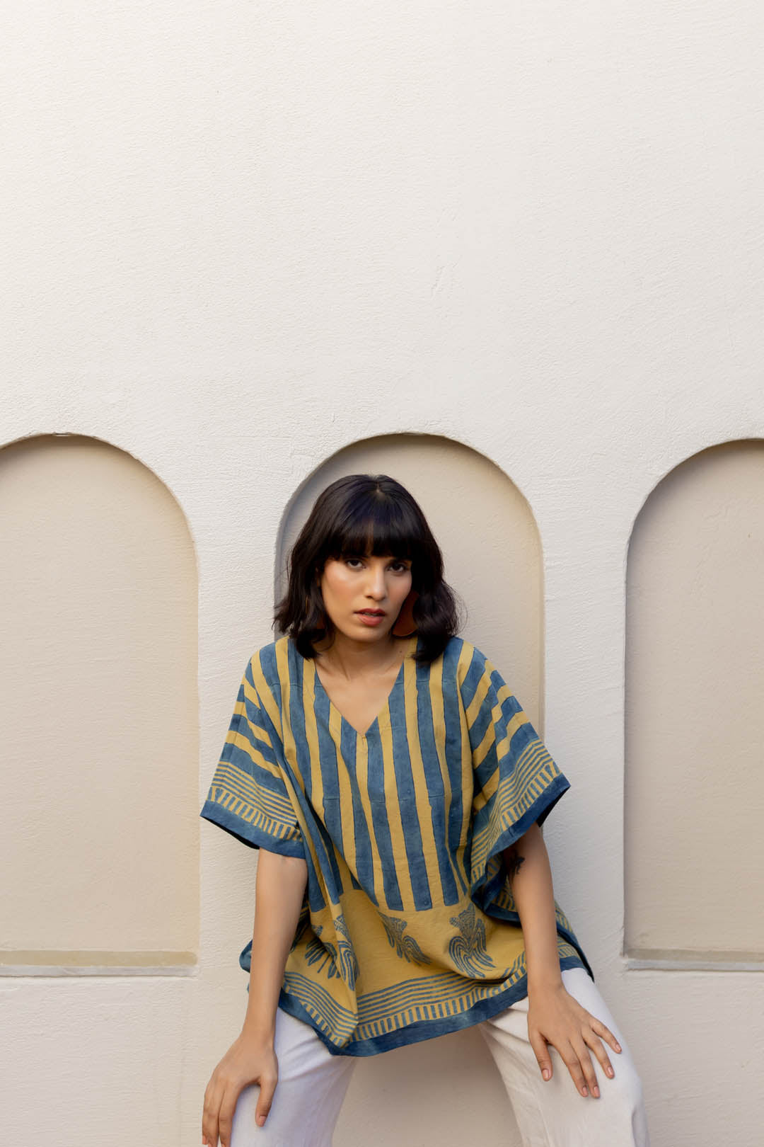 Kaftan Top - Mustard moon