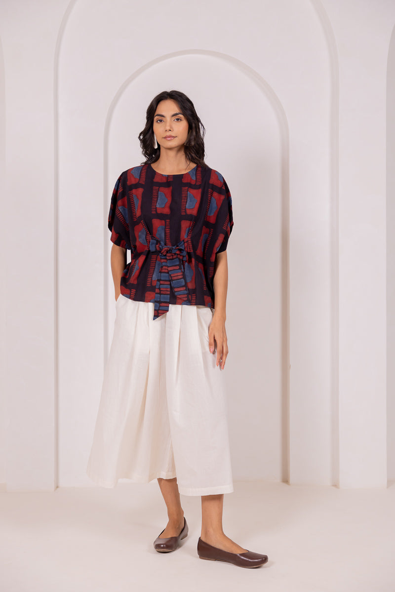Bow-tie Top - Aab Black