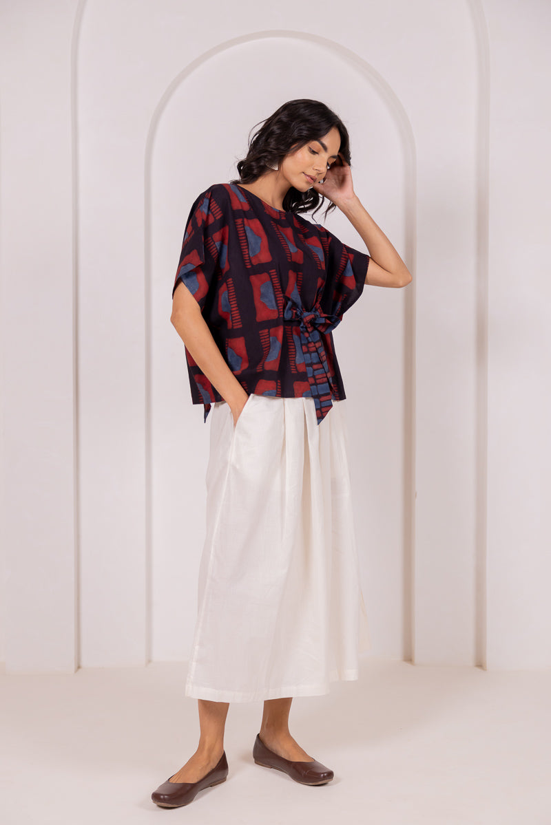 Bow-tie Top - Aab Black