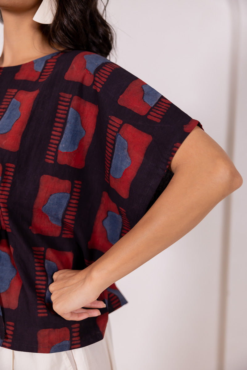 Bow-tie Top - Aab Black