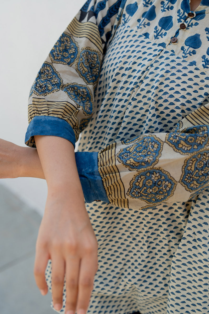 Bias Tunic - Oni Indigo