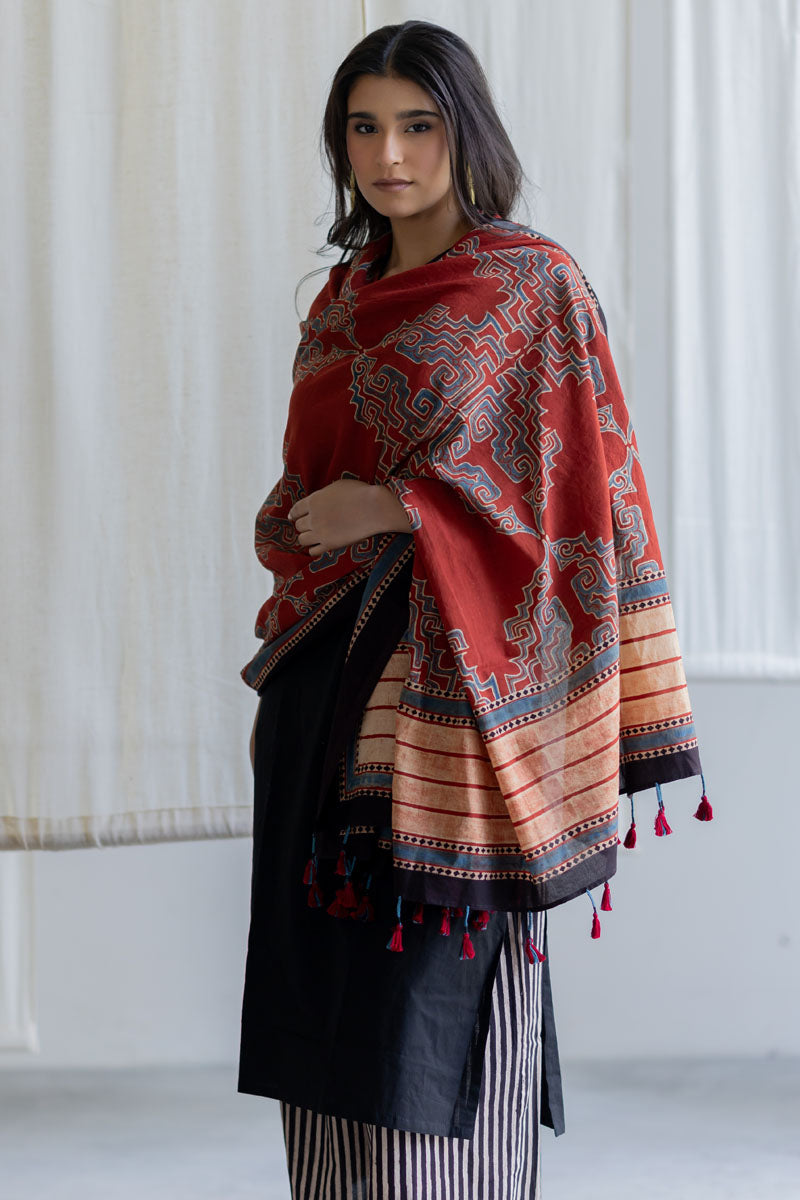 Set of 3 - Kurta, Culottes & Dupatta - Mrida 18