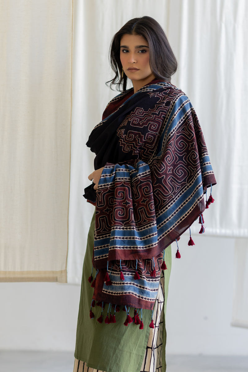Set of 3 - Kurta, Culottes & Dupatta - Mrida 19