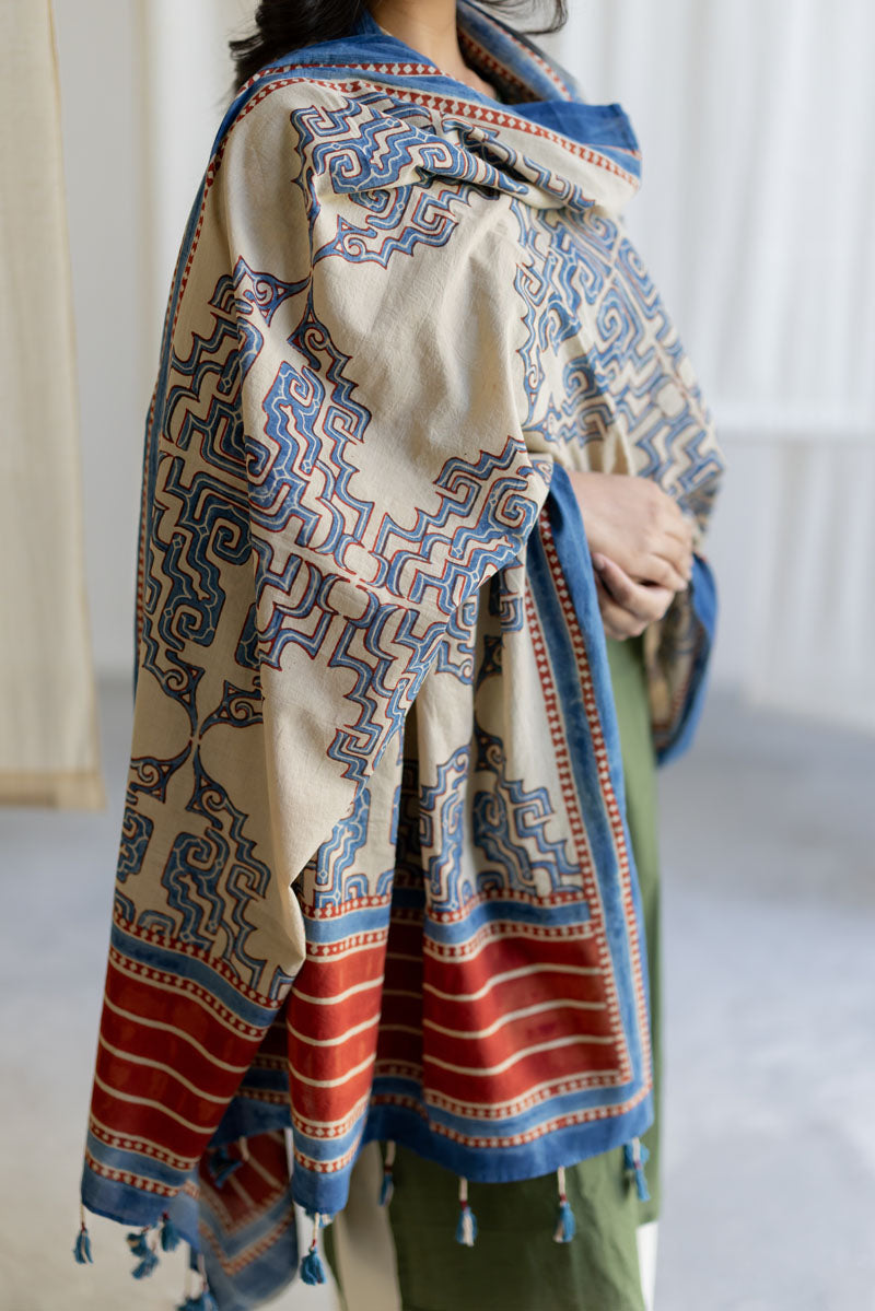 Set of 3 - Kurta, Culottes & Dupatta - Mrida 16