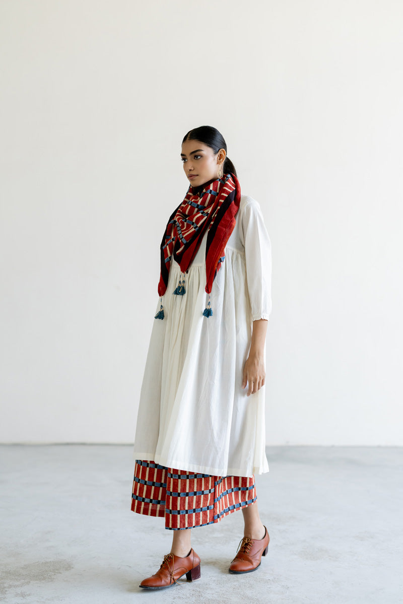 Set of 3 - Kurta, Scarf & Culotte - Ona 05
