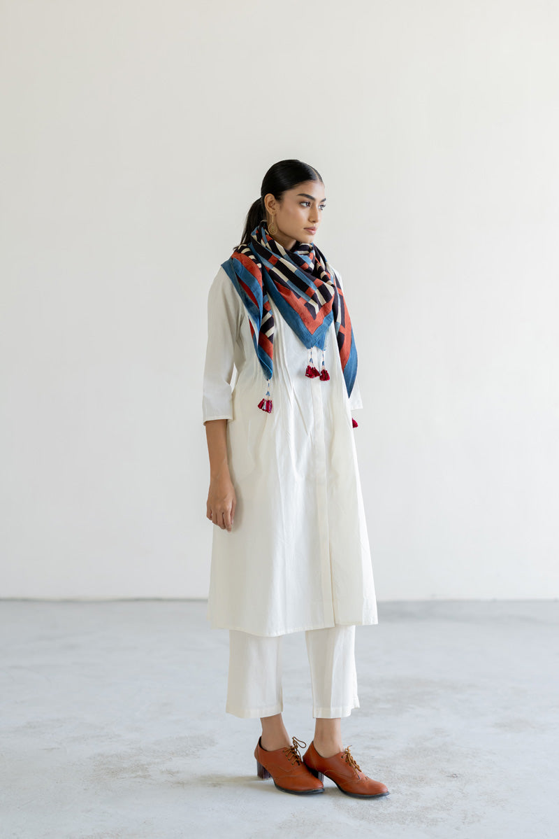 Set of 3 - Kurta, Scarf & Culotte - Ona 12