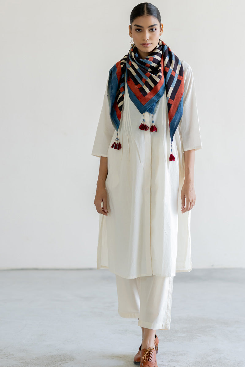 Set of 3 - Kurta, Scarf & Culotte - Ona 12