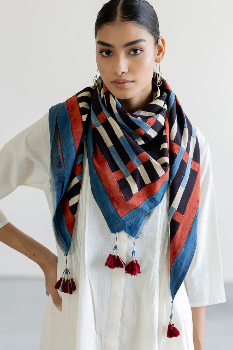 Set of 3 - Kurta, Scarf & Culotte - Ona 12