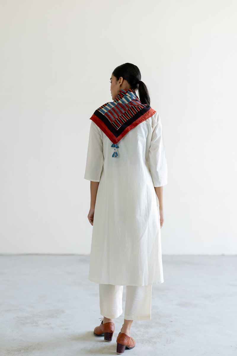 Set of 3 - Kurta, Scarf & Pant - Ona 07