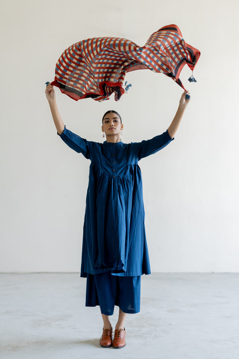 Set of 3 - Kurta, Scarf & Culotte - Ona 13