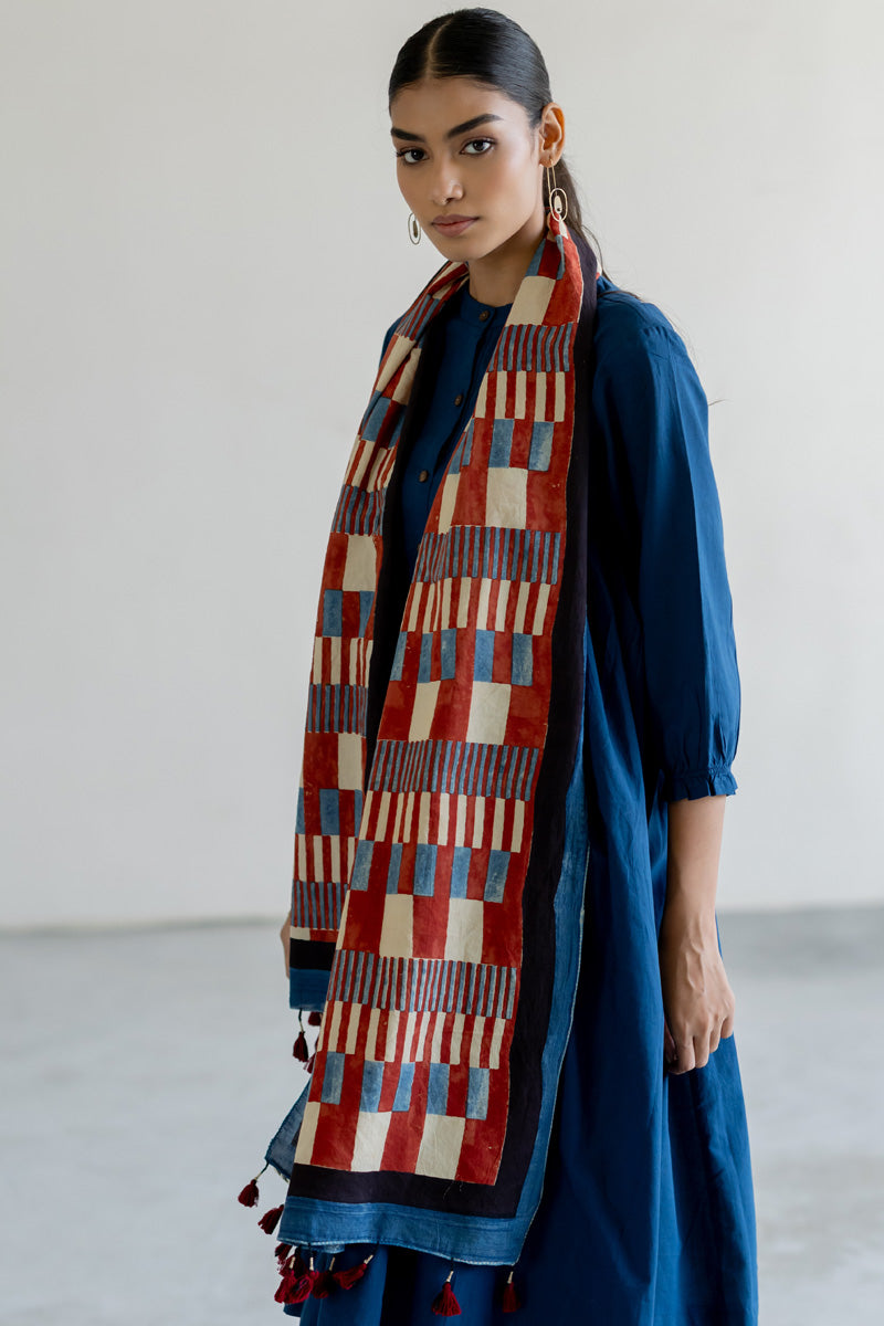 Set of 3 - Kurta, Stole & Culotte - Ona 14